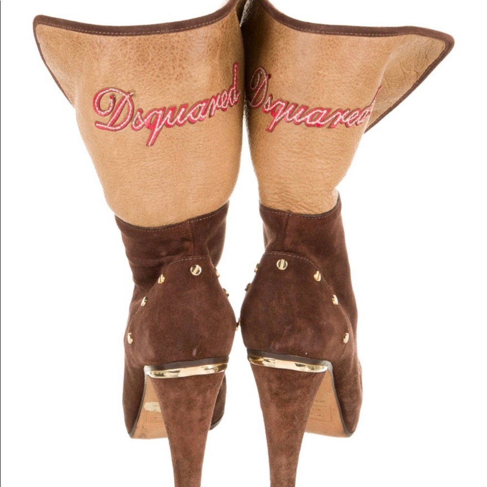 Dsquared2 Round Toe Boots - Picture 4 of 5